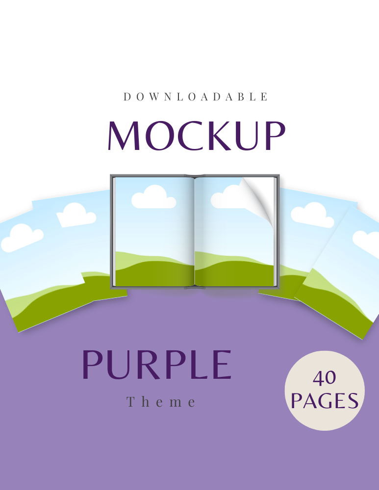 40-Purple-Mockup-Template