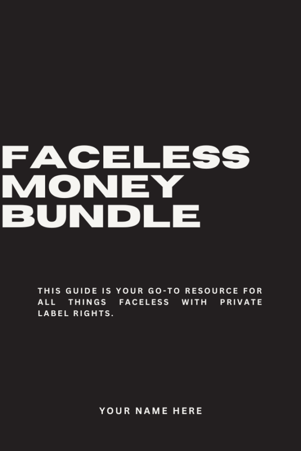 Faceless Money Bundle